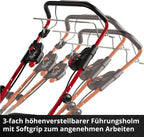 Einhell Akku-Rasenmher GE-CM 36/47 S HW Li Kit Power X-Change (36 V, 47 cm Schnittbreite, bis 700 m, Brushless, Radantrieb, 75 L Fangkorb, inkl. 4x 4,0 Ah + 2x Twincharger)
