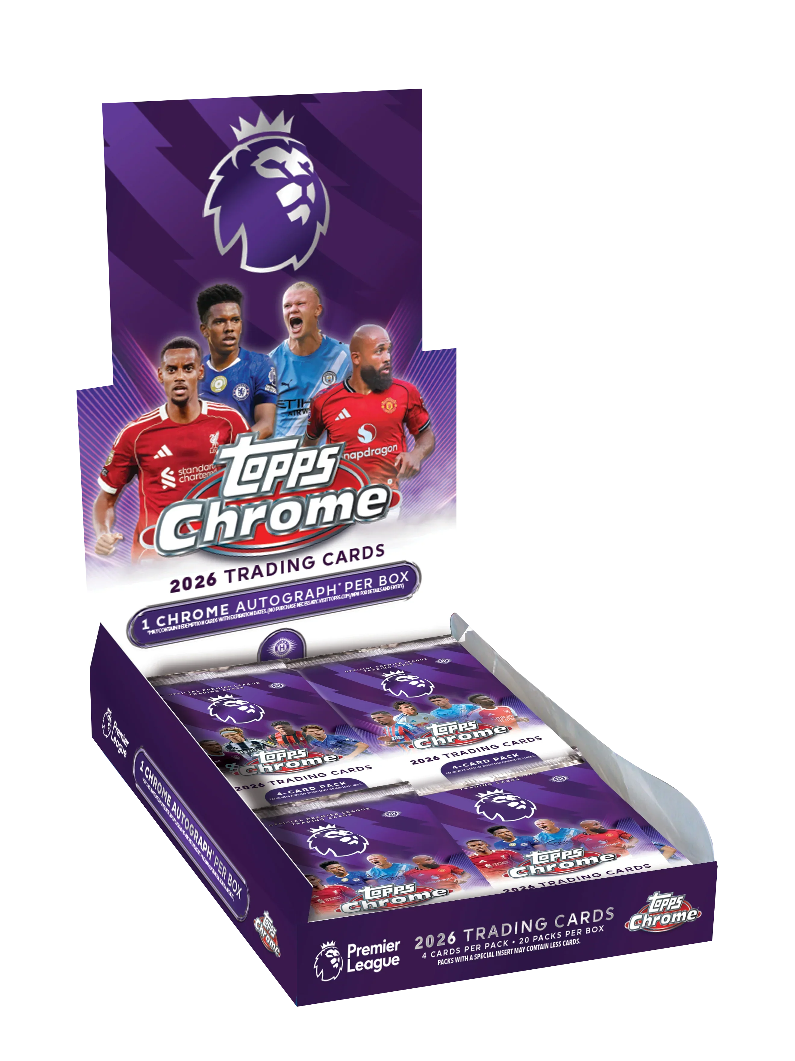 2026 Topps Chrome® Premier League - Hobby Box